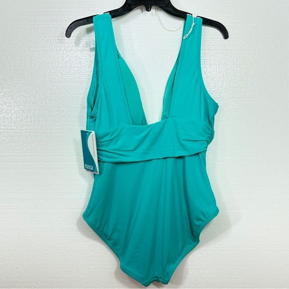 COCO CONTOURS NWT $142 aqaumarina shapemaker one piece swimwear swimsuit 14 38D - Picture 6 of 8